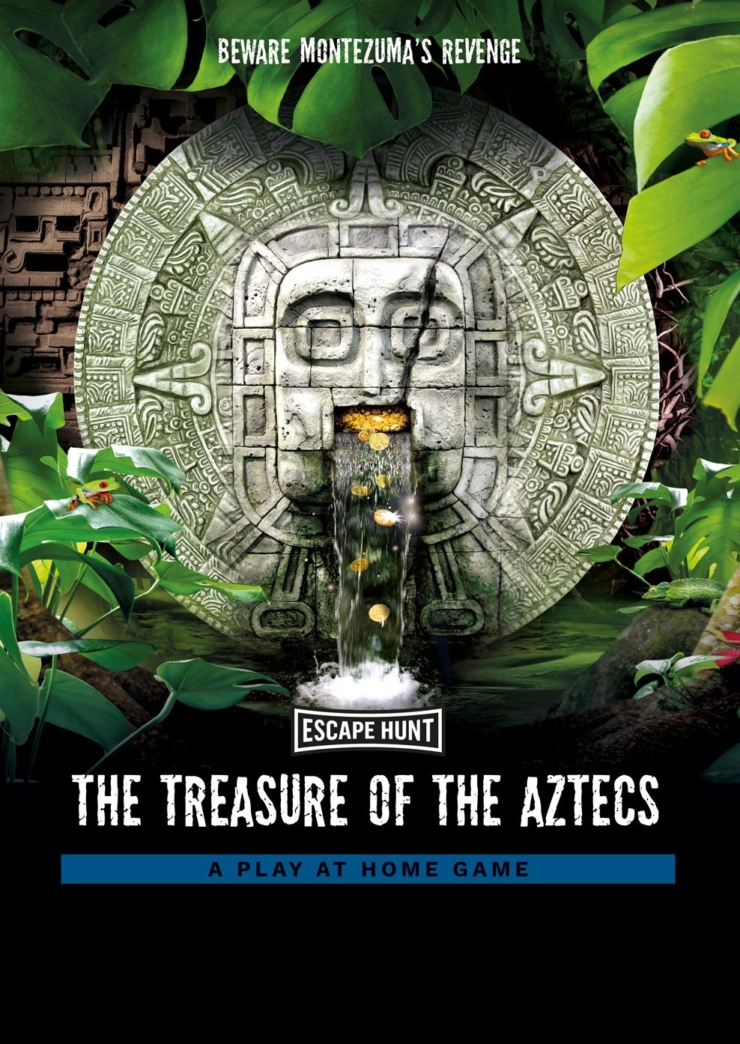 The Treasure of the Aztecs play at home game at Escape Hunt Brisbane