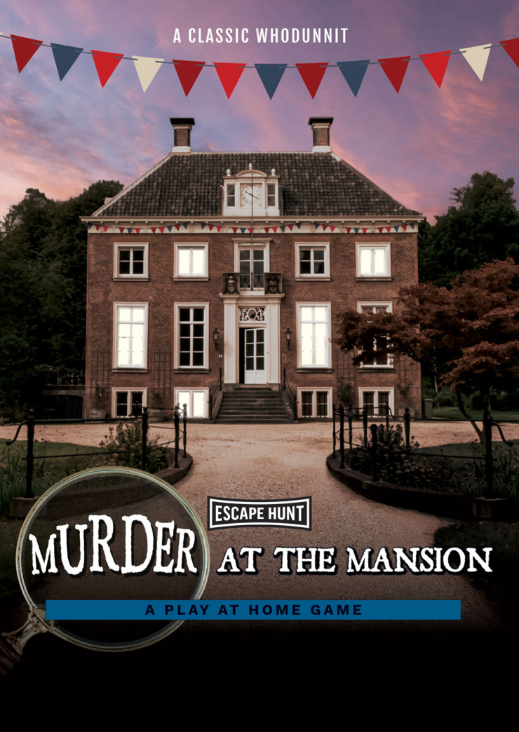 Murder at the Mansion play at home game at Escape Hunt Brisbane