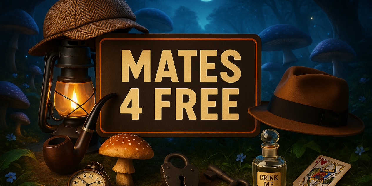 BRING 3 MATES, 1 GOES FREE