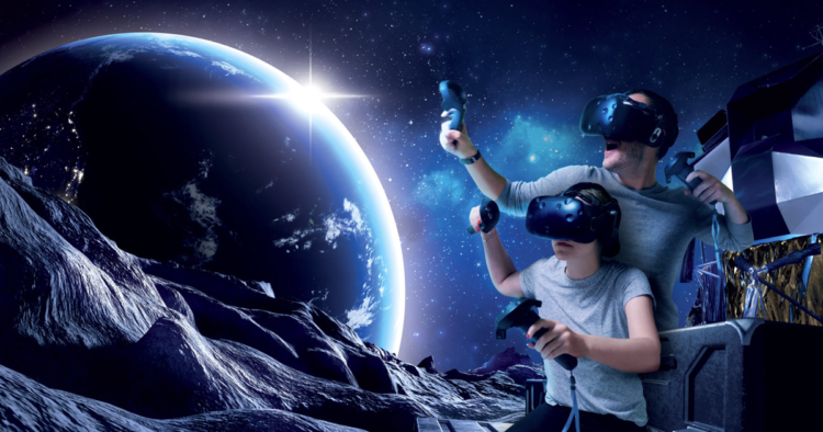 Réalité virtuelle insolite, voyage sur la lune avec Virtual Room