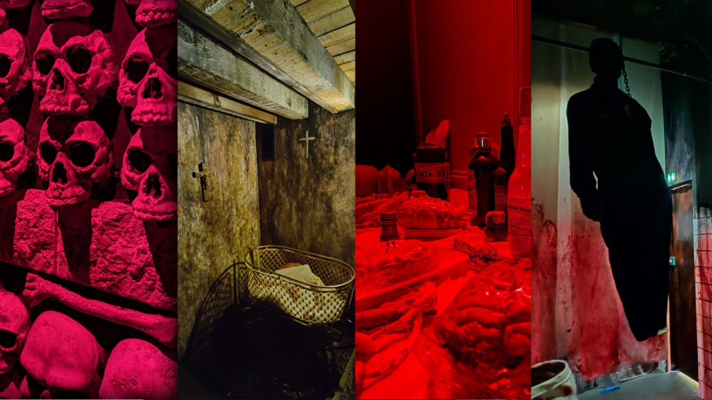 photos des salles d'escape game horreur à bordeaux