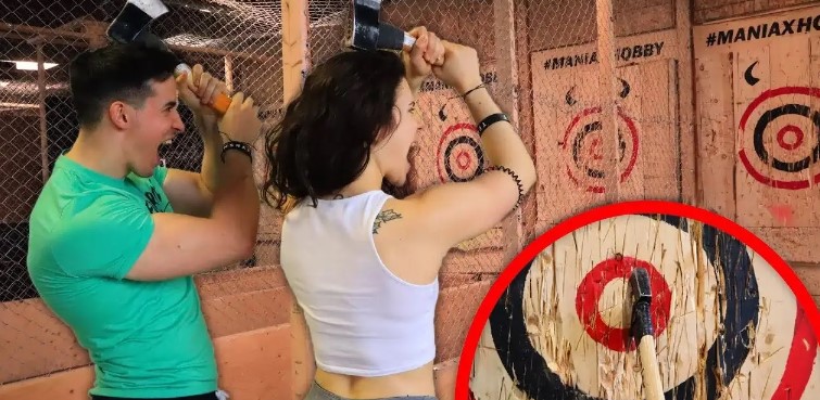 activité en couple à tester à bordeaux lancer de haches