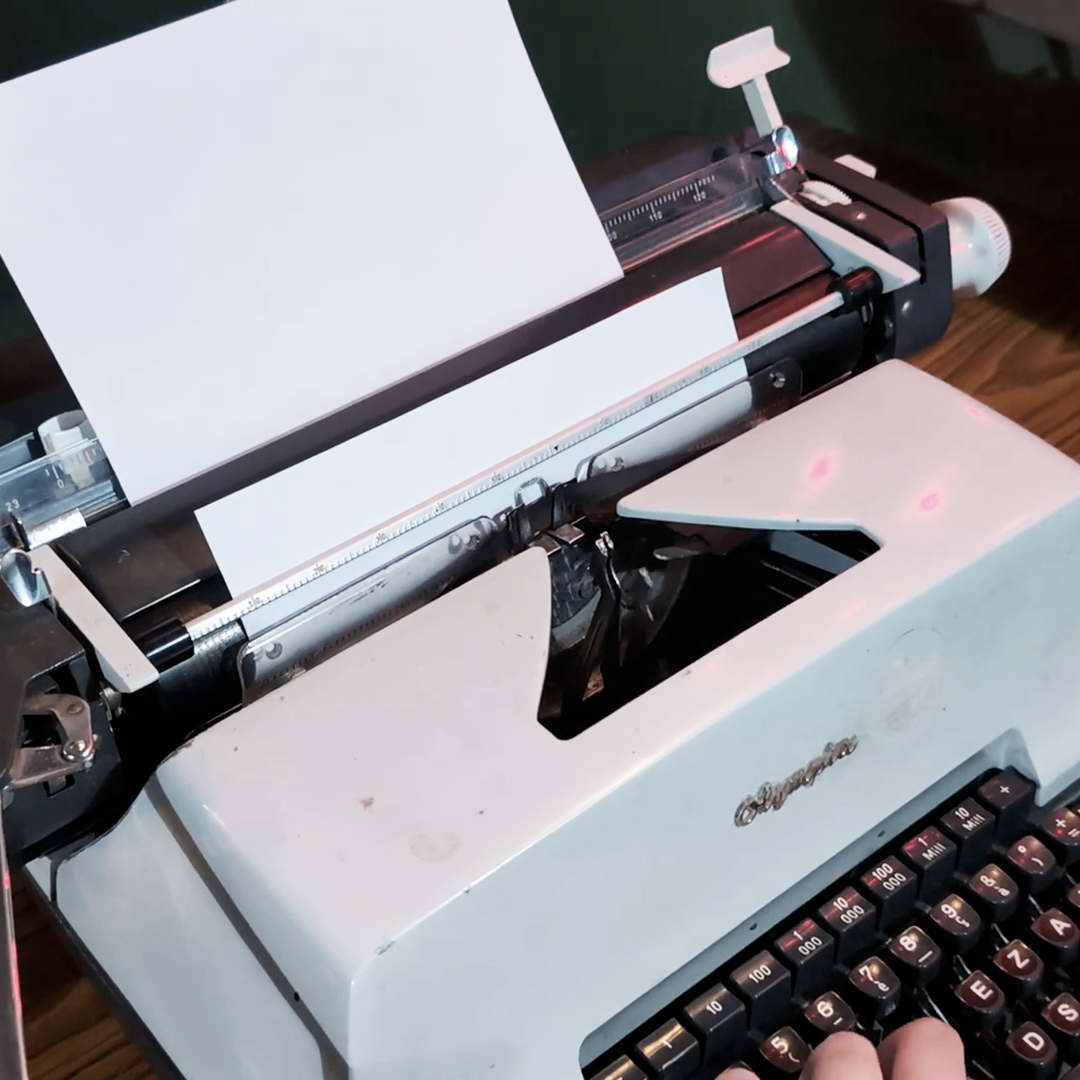 Asile machine à écrire